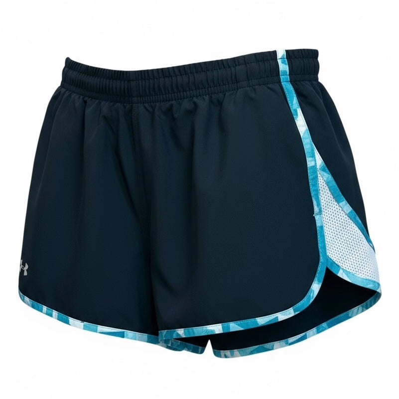 Women's Under Armour Shorts Size Small Black Athletic Quick Dry Running Shorts