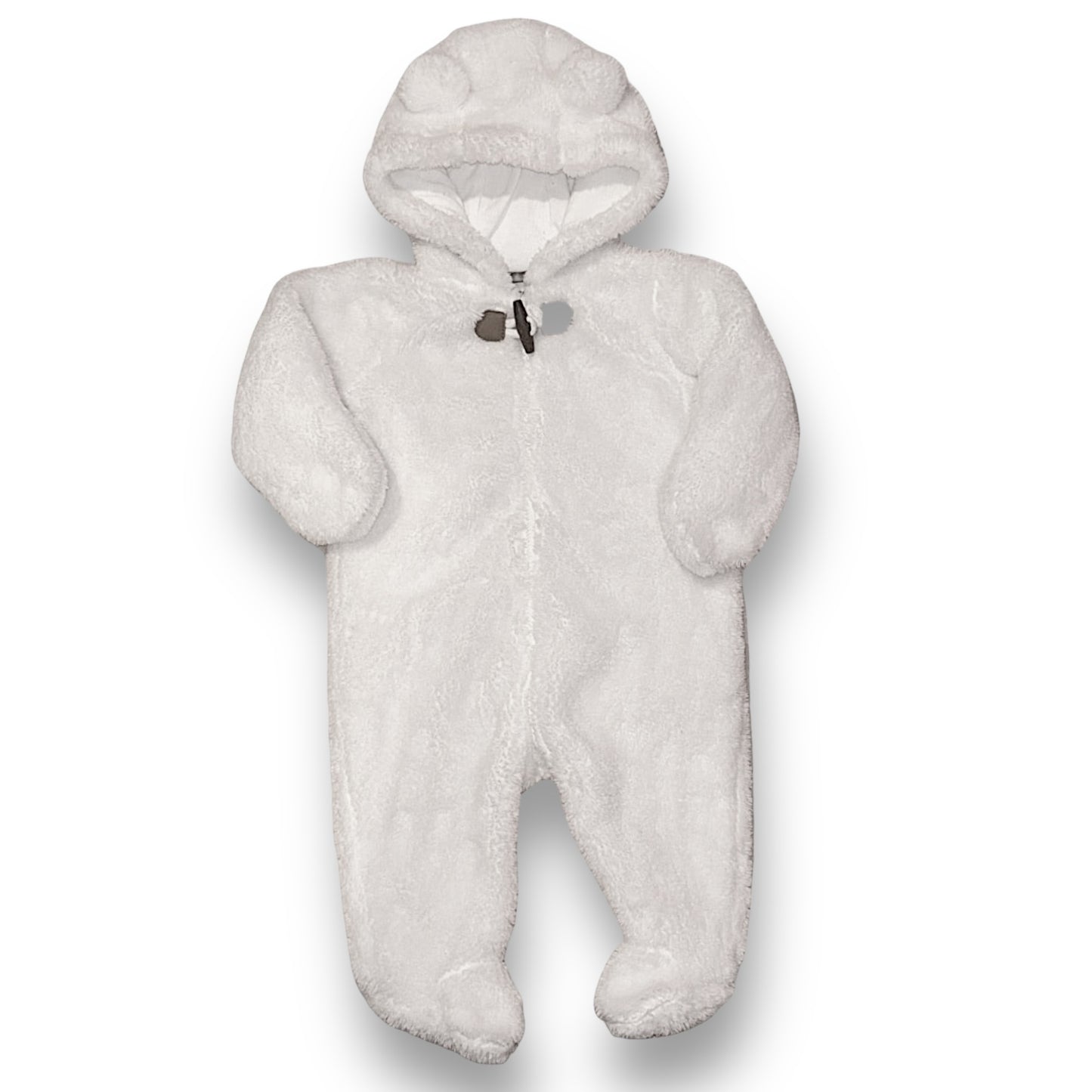 Carter's Baby Boy Outerwear Size 6 Months Soft Faux Fur Teddy Bear Bunting