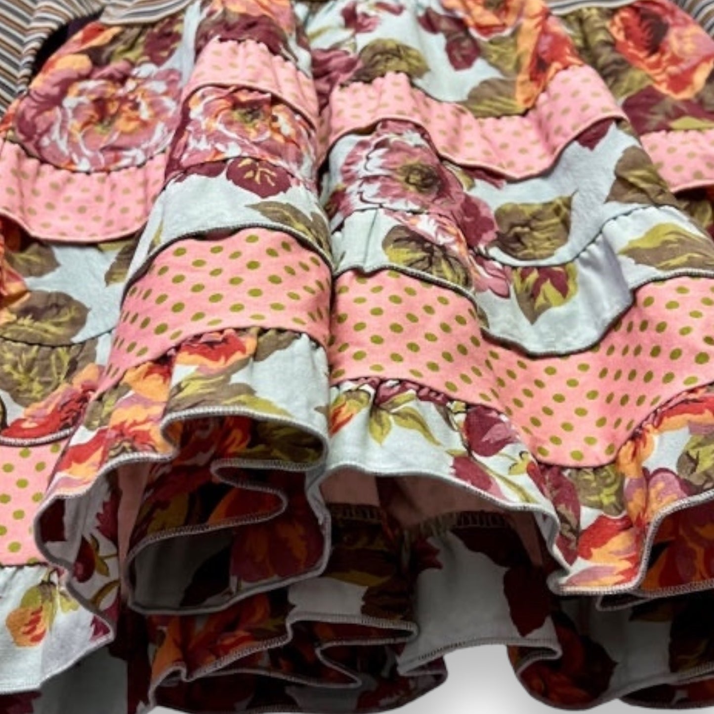 NEW! Girl's Zaza Couture Size 3T Floral Embellished Boutique Ruffled Dress