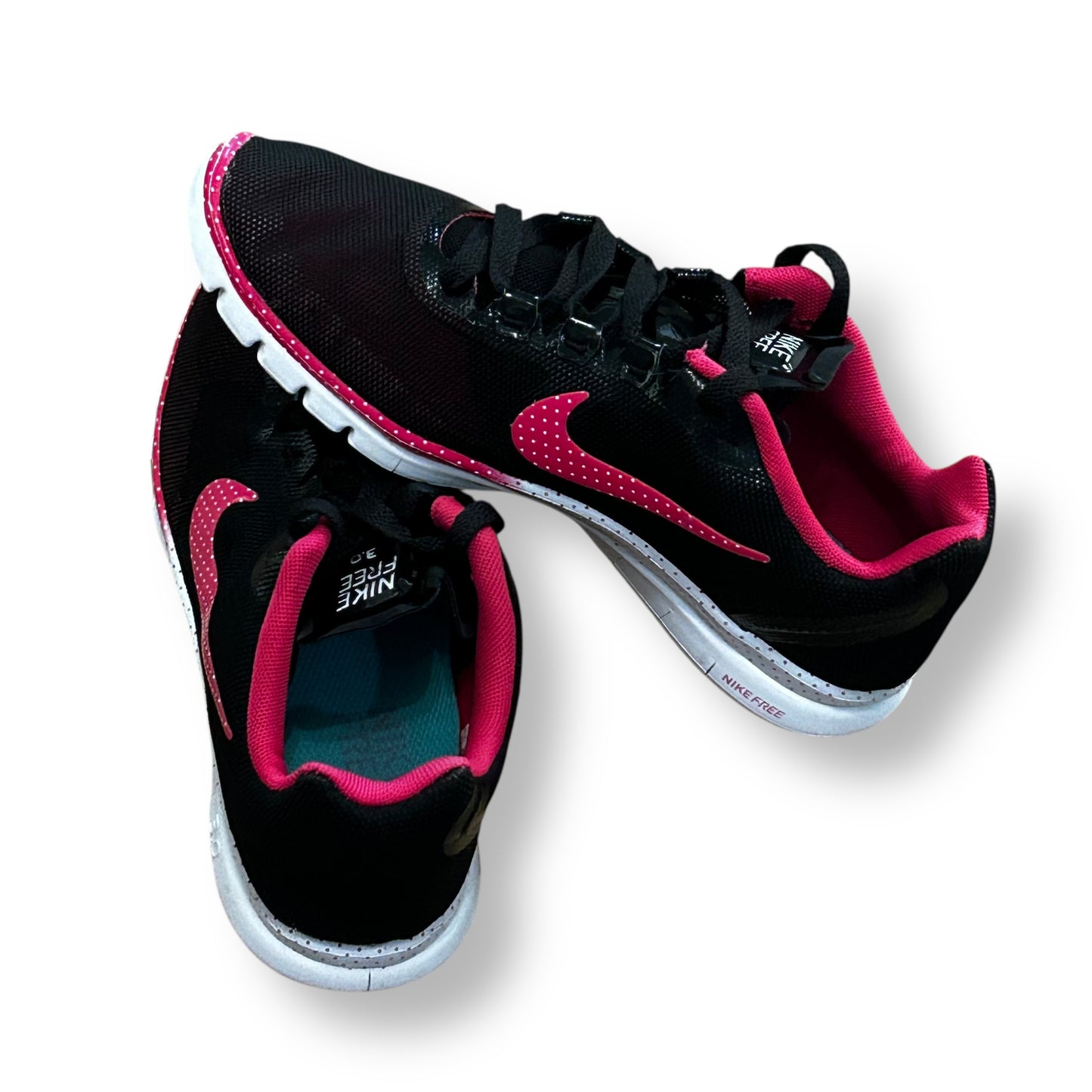 Nike Sneakers Women’s Size 7 Lightweight Running Shoes Pink & Black Tennis Shoes