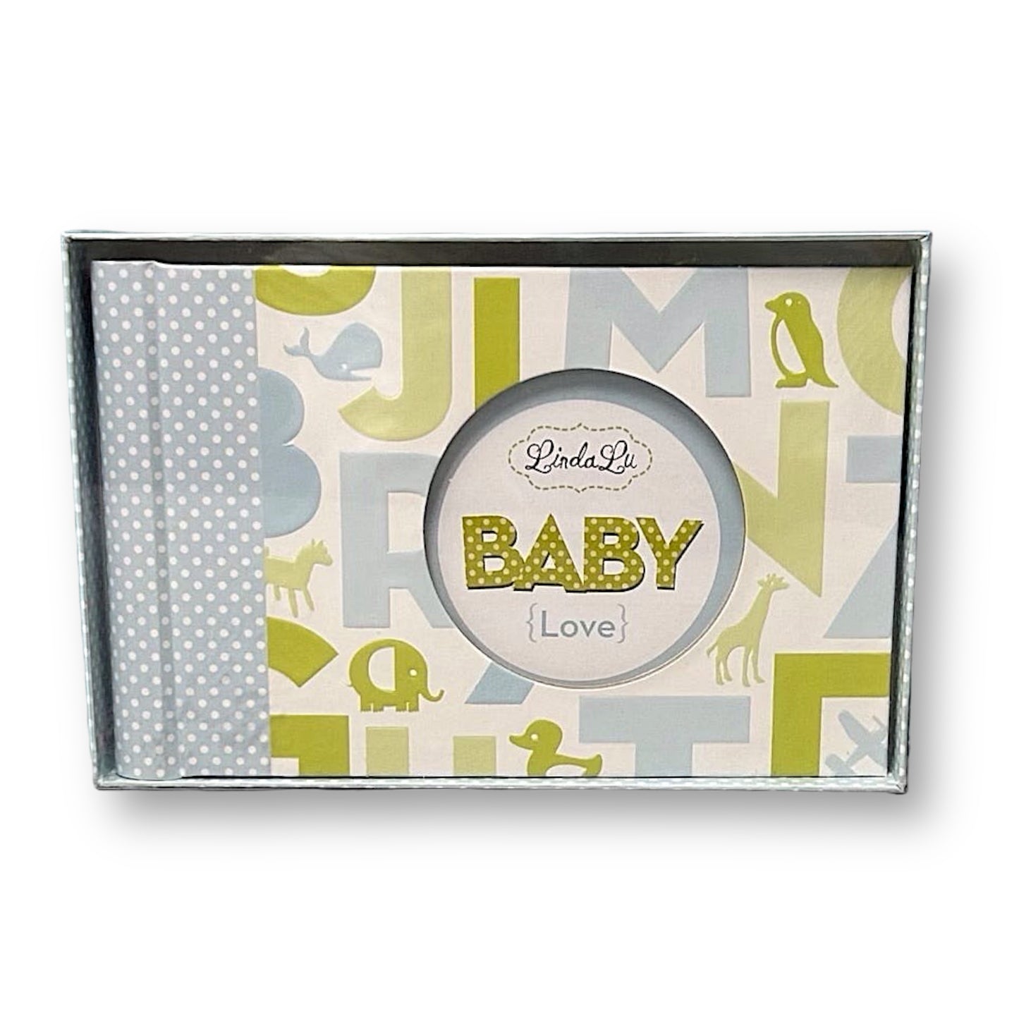 NEW! 4x6 Photo Album Baby Gift in Blue Box