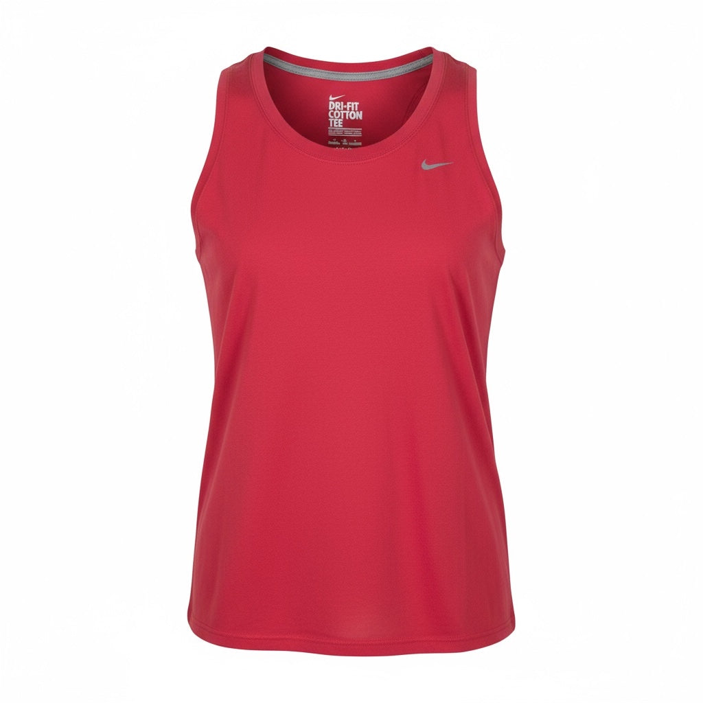 Women's Nike Tank Top Size XL Pink Quick-Dry Sleeveless Tee Logo Activewear