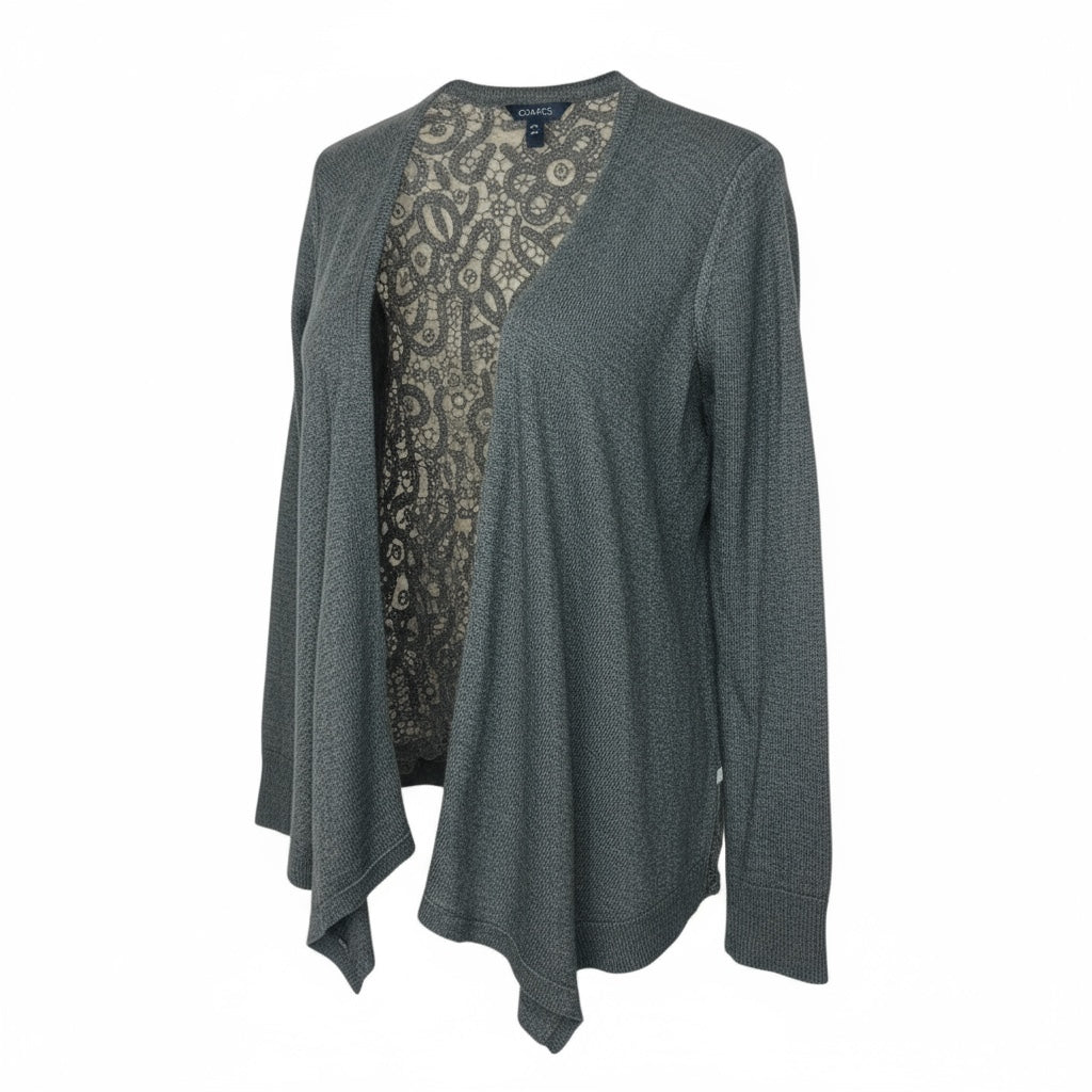 American Eagle XS Women’s Gray Sweater Casual Open Wrap Cardigan