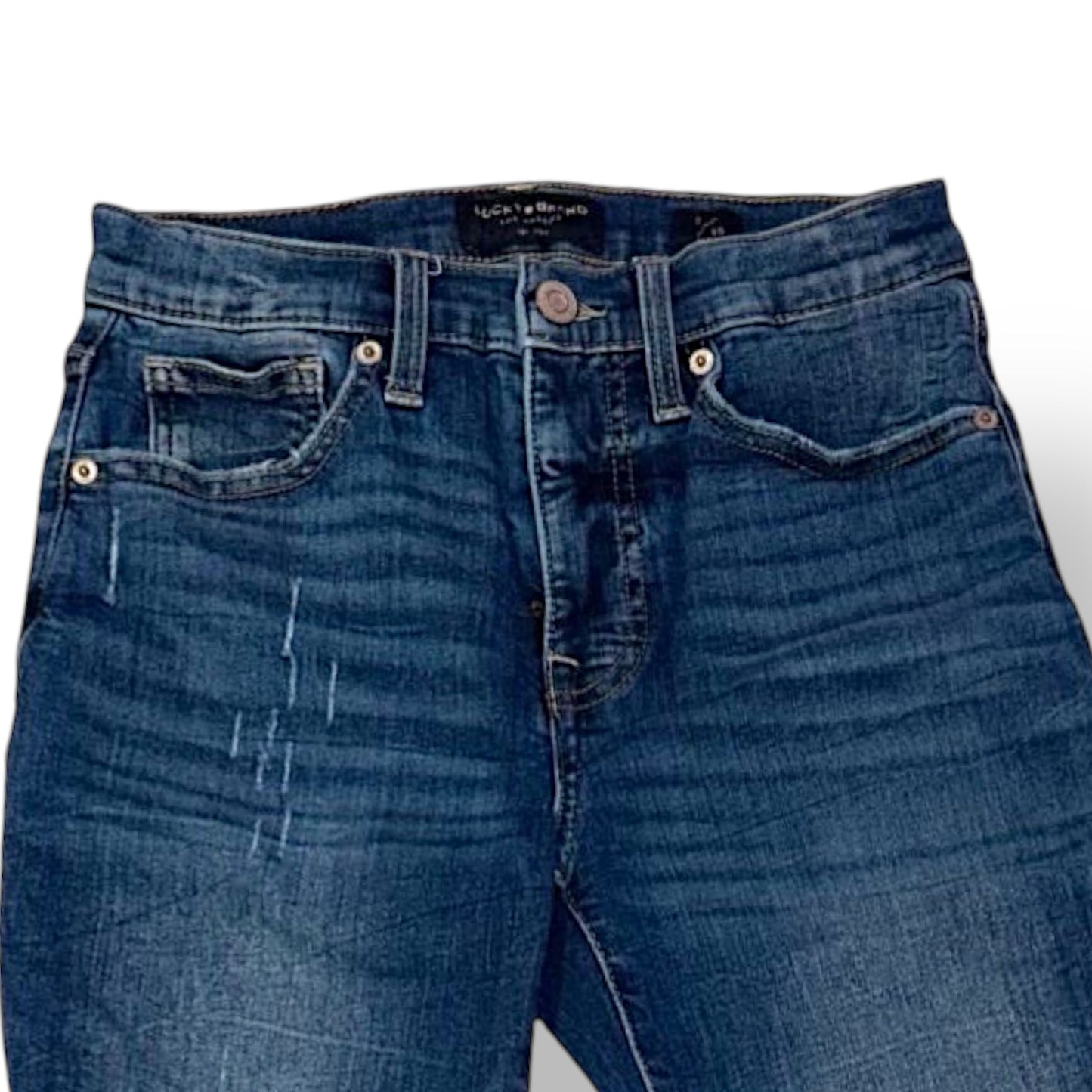 Lucky Brand Jeans Women's Size 0 High Rise Skinny Bridgette Distressed Denim