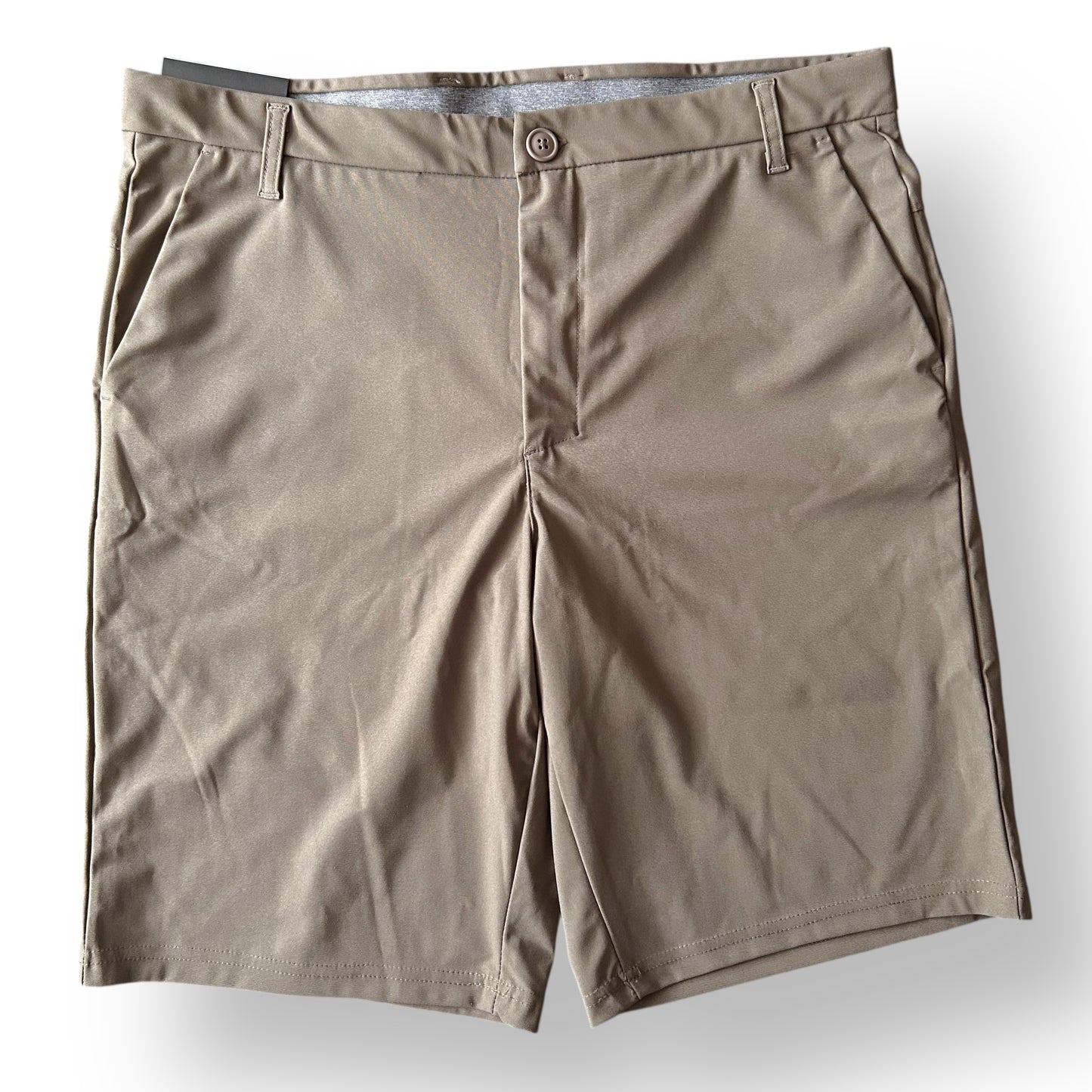 NEW! Men's Golf Shorts Size 34 Quick Dry Chino with Stretch Waistband & Pockets
