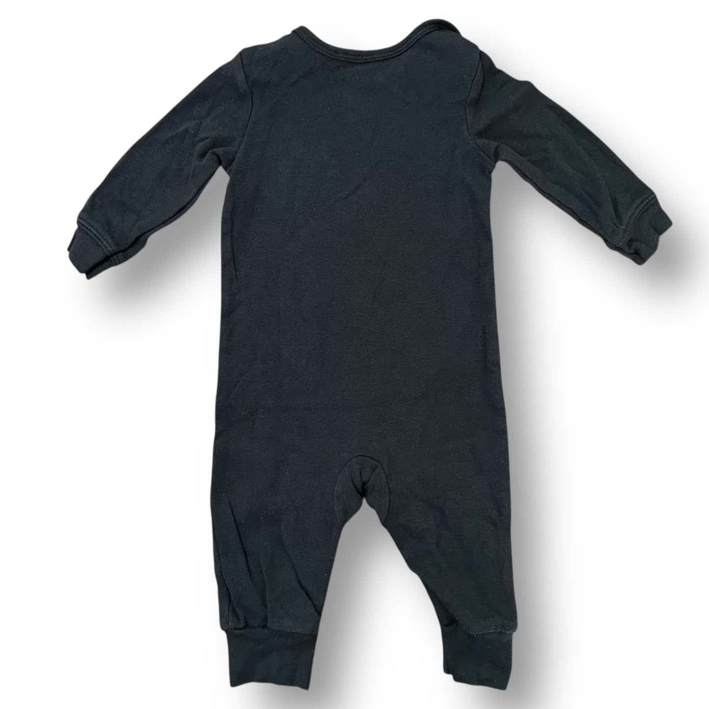 Carter's Baby Boy Pajamas Size 6 Months Snap Leg Black Footless One-Piece
