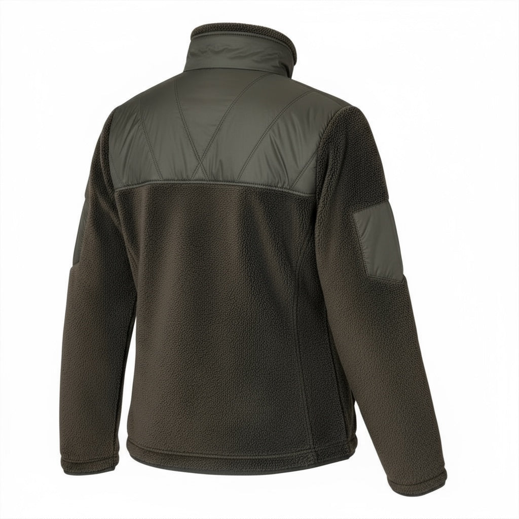 Women’s Nike Jacket Size Medium Full Zip Brown Fleece with Pockets