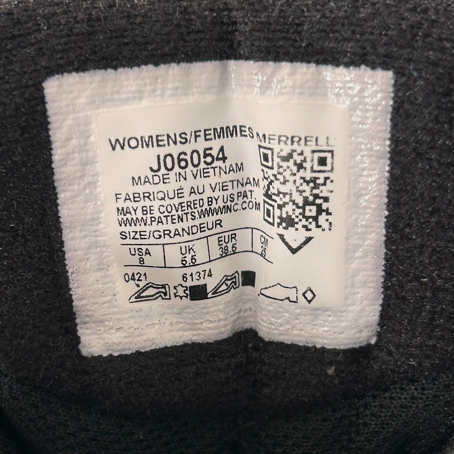 Merrell Moab Women's Hiking Boots Size 8 Granite Gray Suede Leather with Box