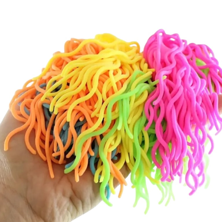 NEW! Ramen Noodles Twisty Super Stretch Kids Fidget Sensory Toy