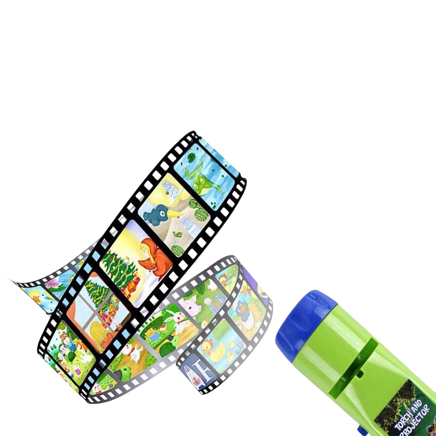 NEW! Dinosaur Projector Flashlight Vivid Light-Up Educational Toy with Slides