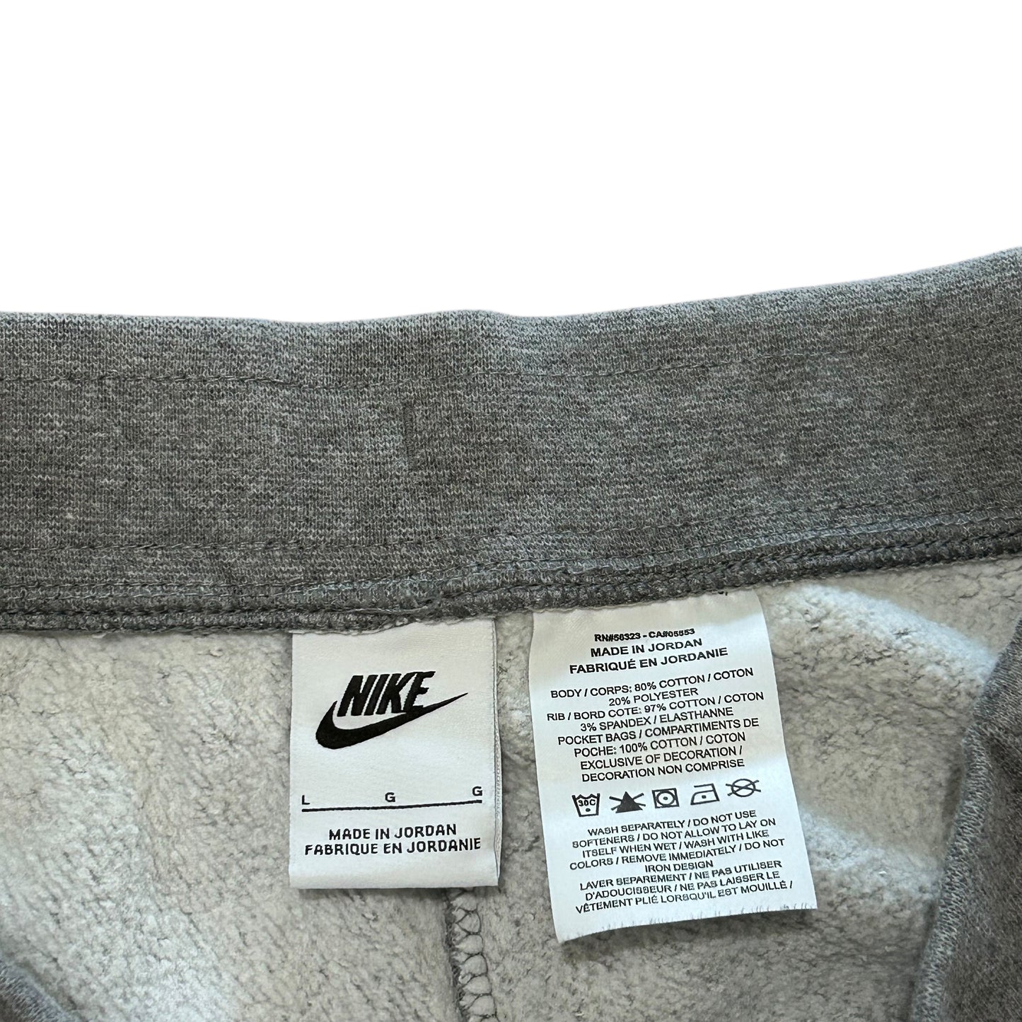 Nike Gray Sweatpants Size 14/16 Youth (L) Boys Activewear Gray Joggers with Pockets