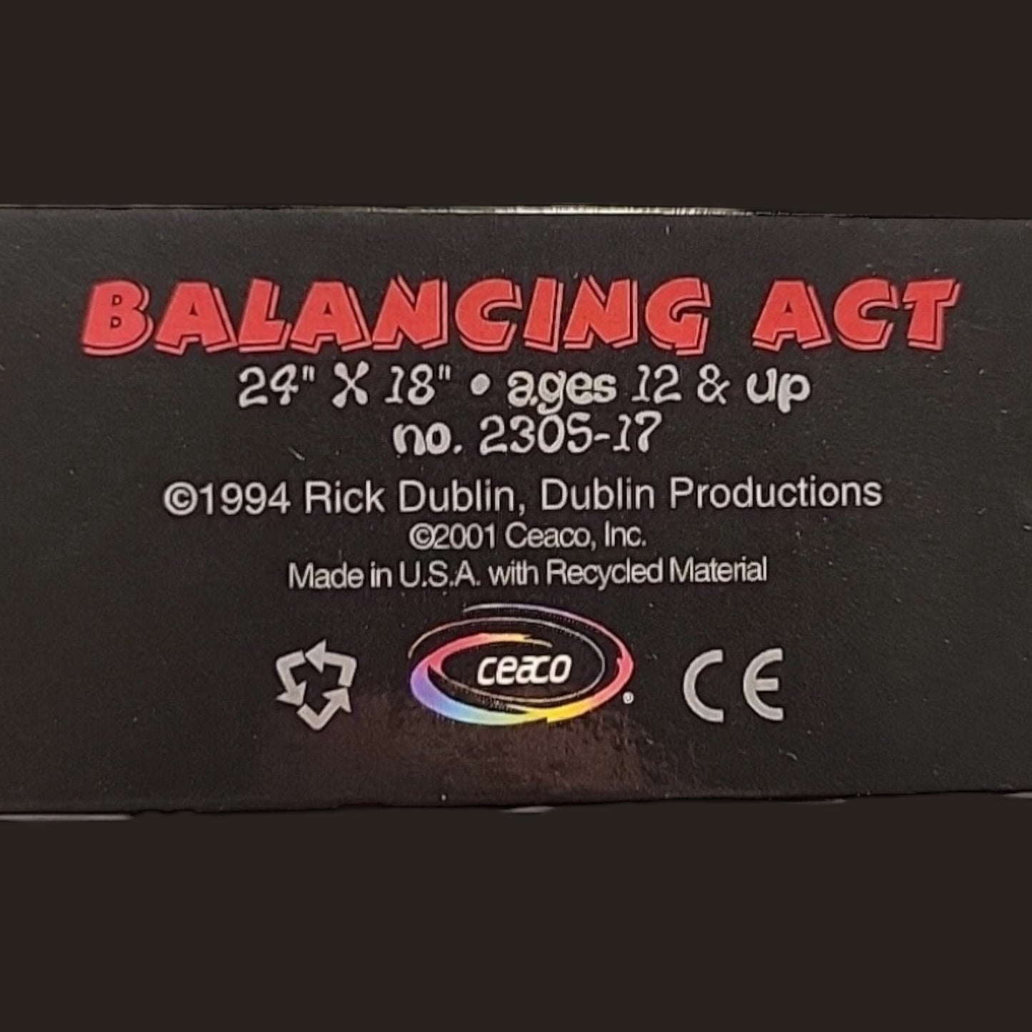 NEW! 550 Piece Ceaco Jigsaw Puzzle - Dog & Cat Tricycle Balancing Act