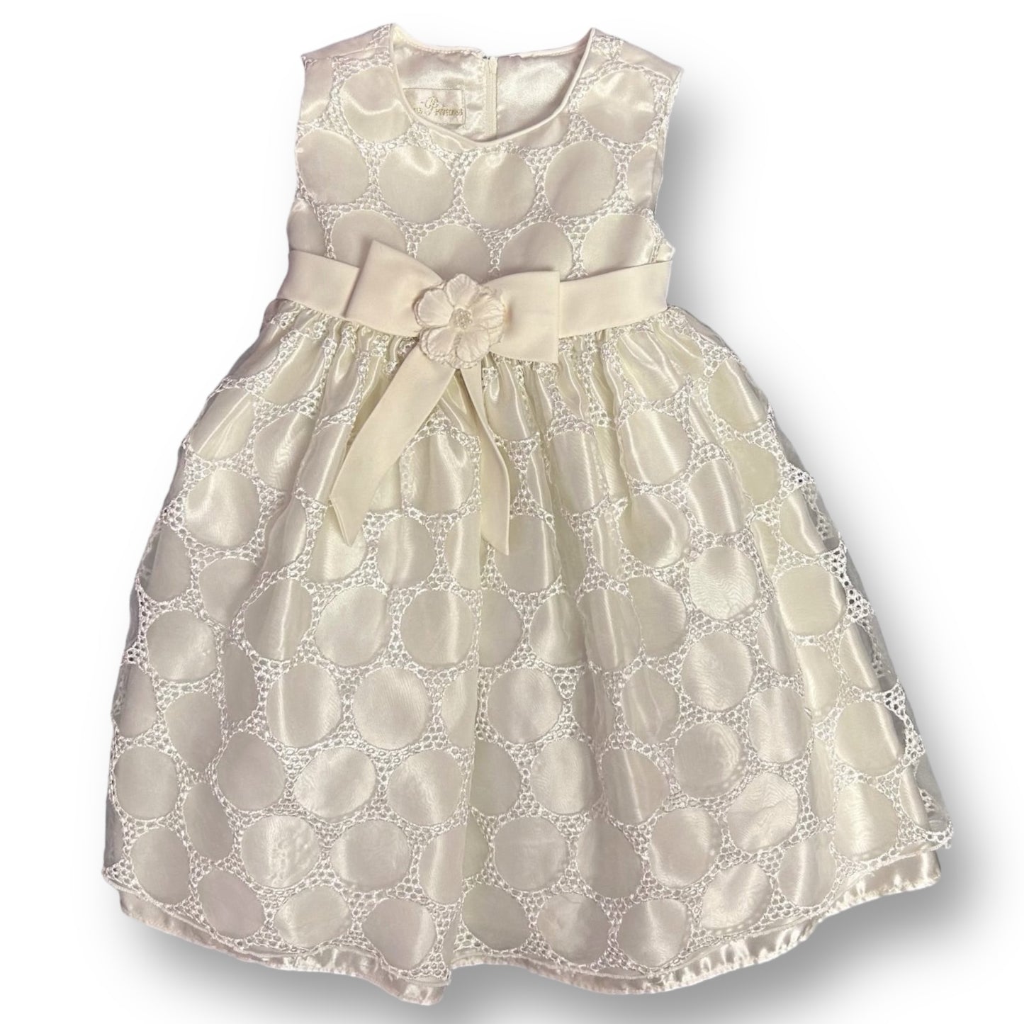 Girls Size 3T American Princess Ivory Formal Flower Girl Dress