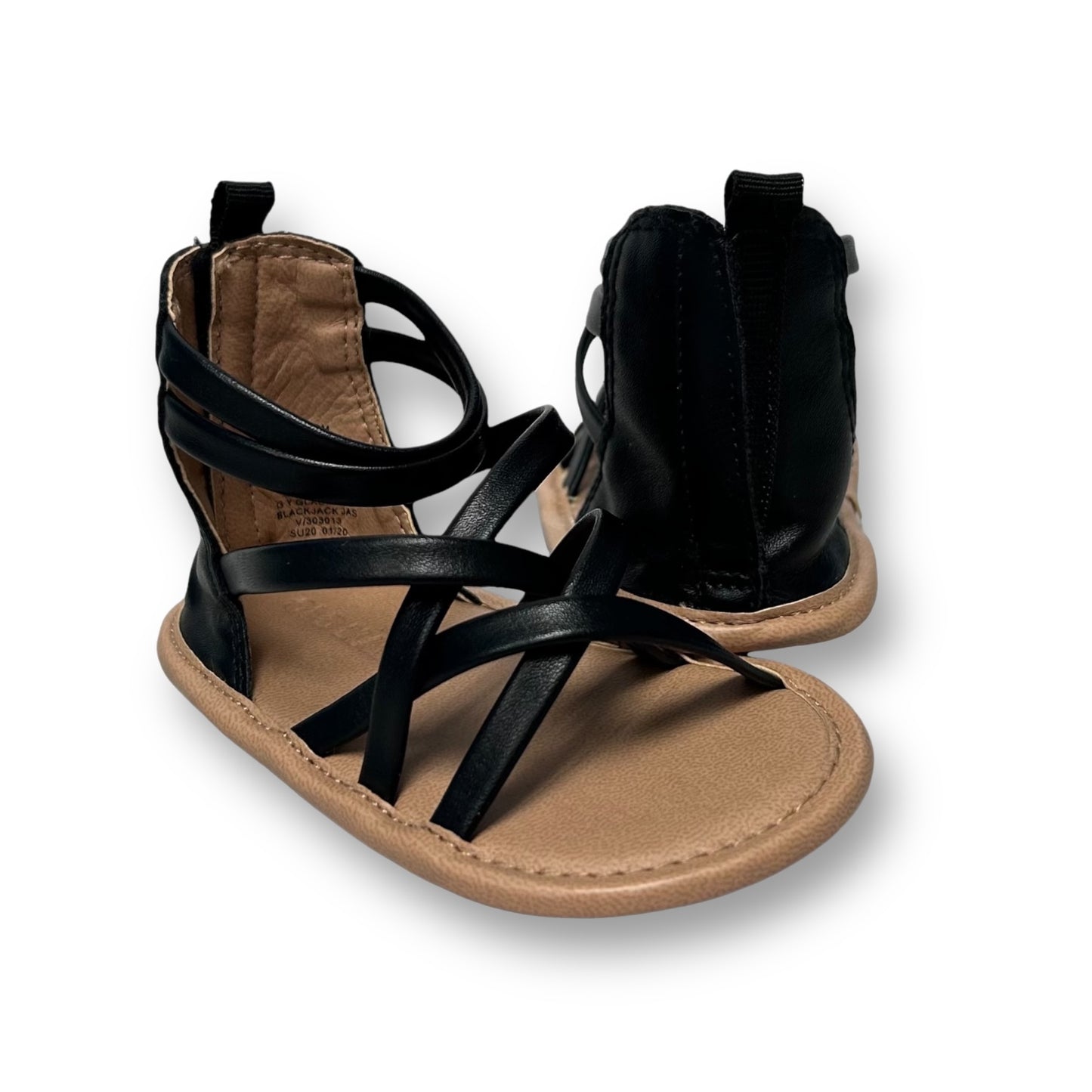 Old Navy Baby Girl Size 6-12 Months Black Sandals