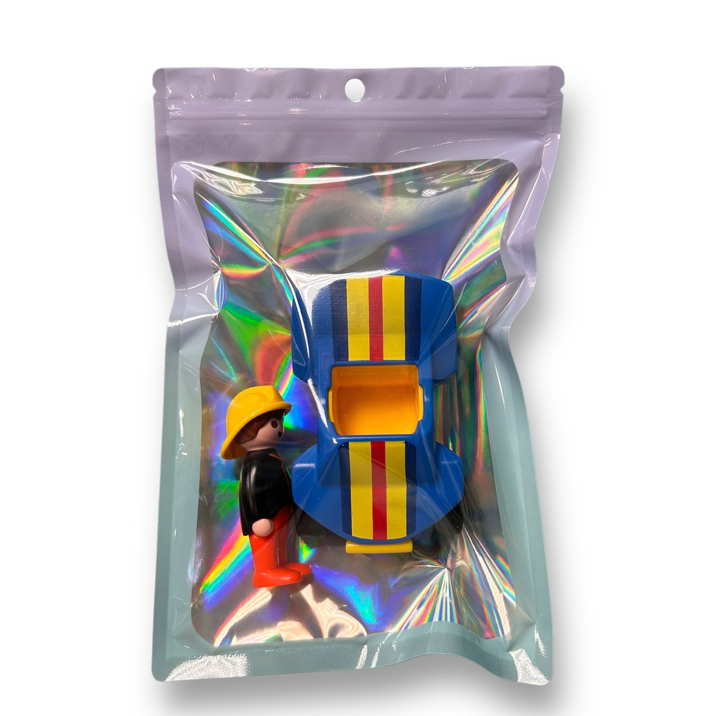 Playmobil Person and Police Car 2pc Toy Vehicle & Action Figure Playset