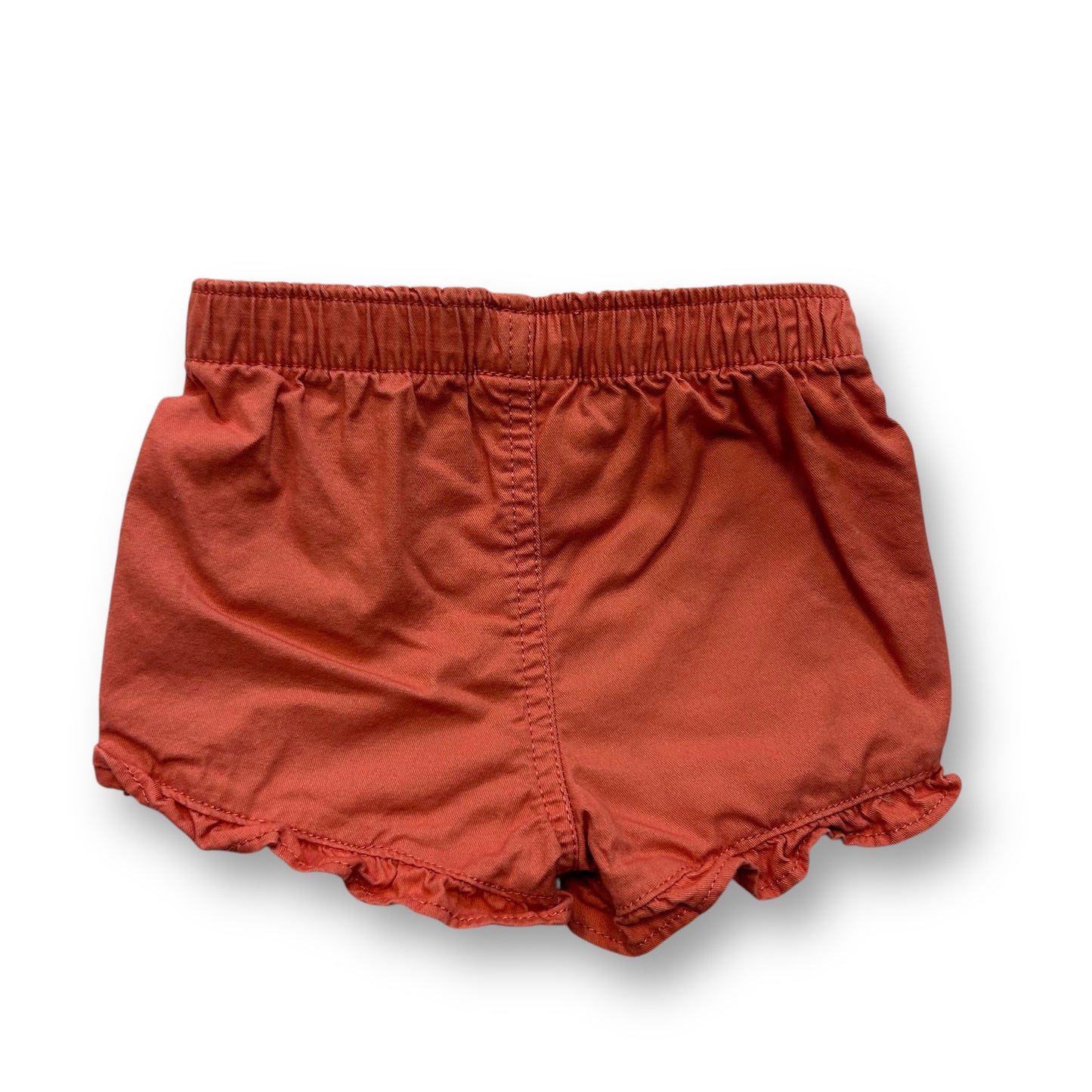 Baby Girl 3-6 Months Ruffled Pull On Shorts with Elastic Waistband