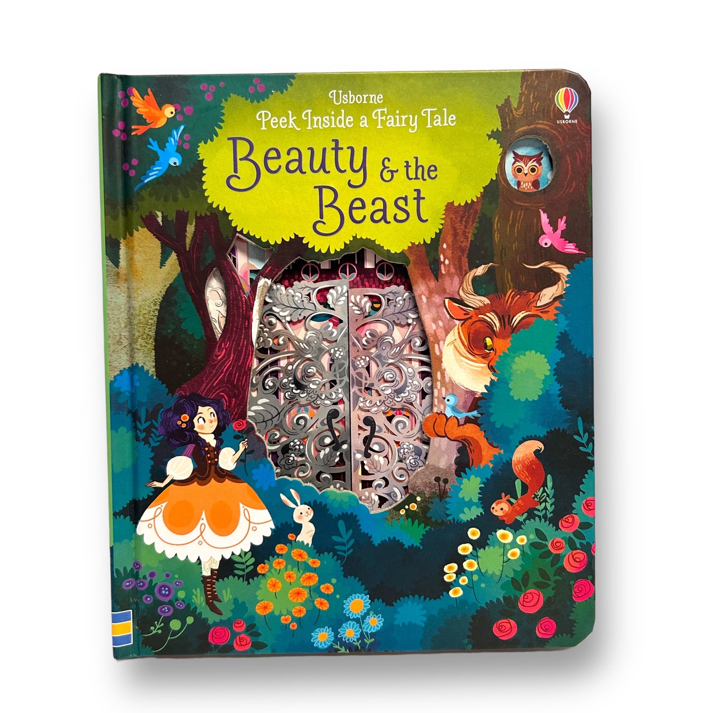 Usborne Peek Inside a Fairy Tale: Beauty & The Beast Board Book