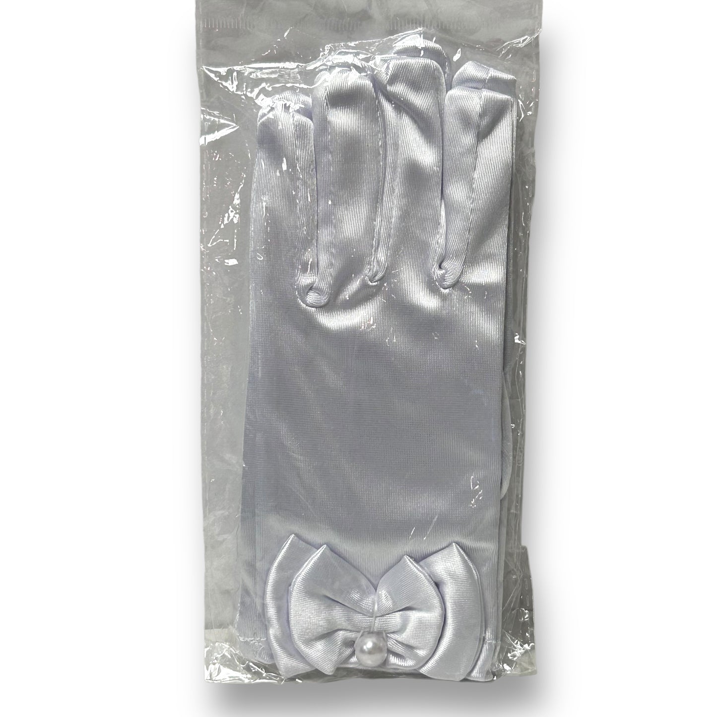 NEW! Toddler Girls White Satin Gloves One Size Fits All Princess Dress Up