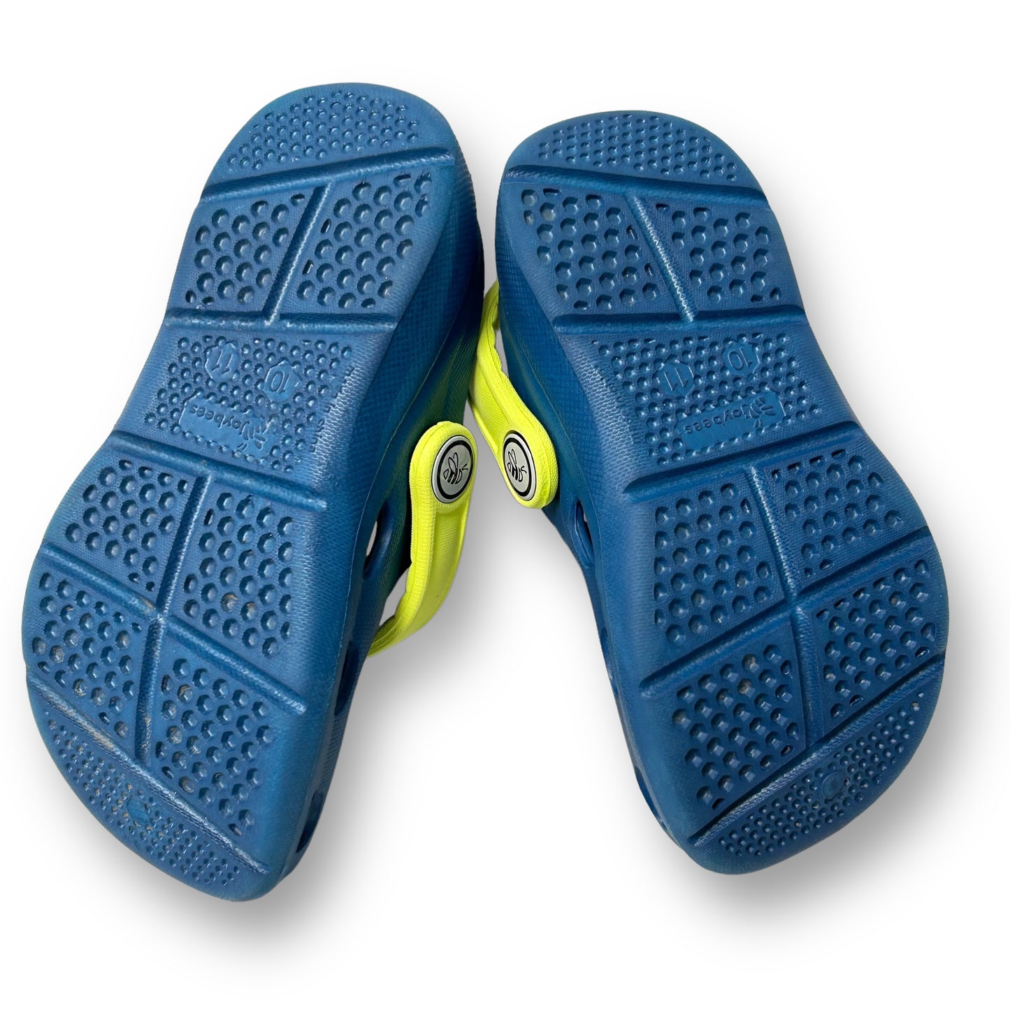 Boys Size 10/11 Blue Slide-On Kids Crocs Style Active Clog Sandal