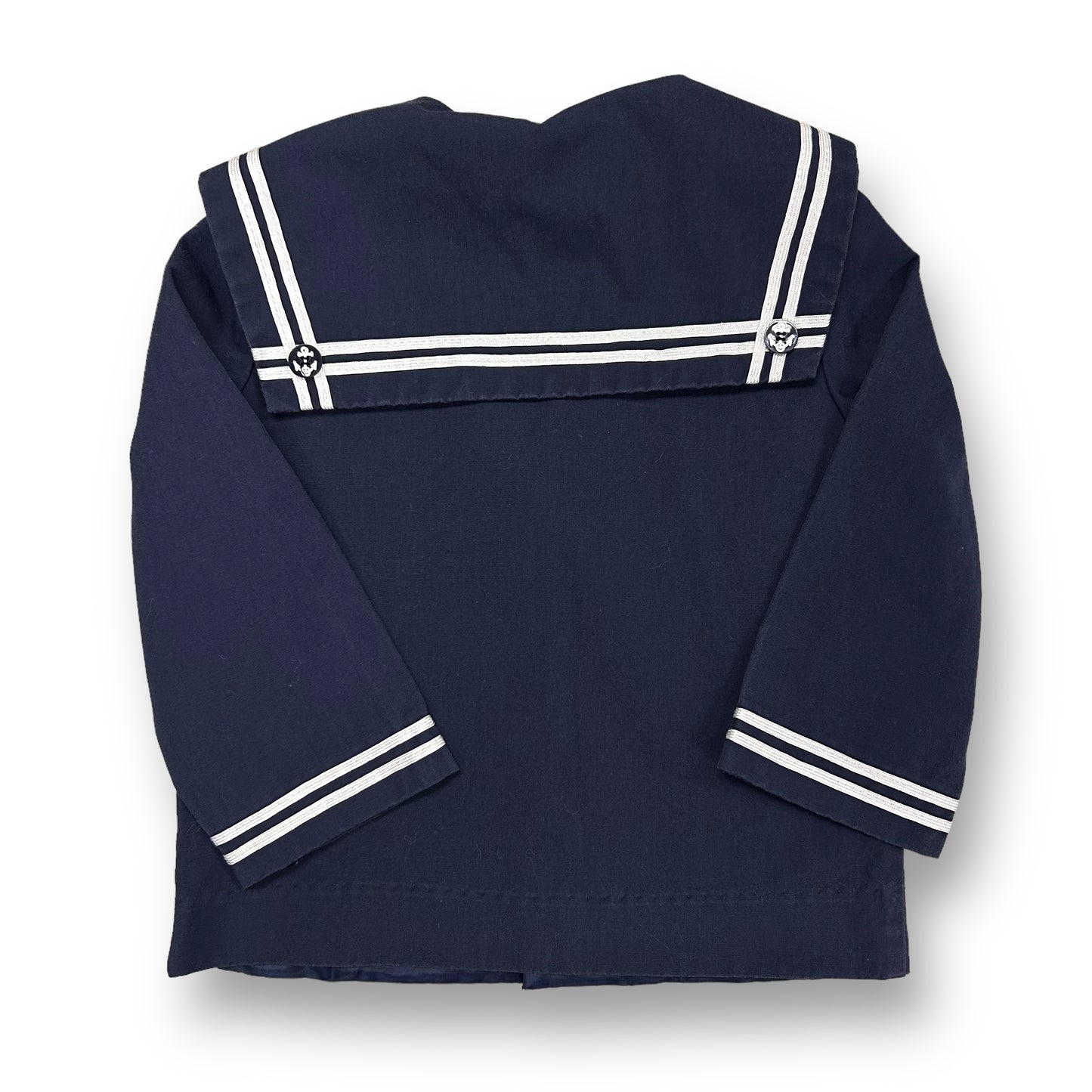 Good Lad Boys Size 24 Months Navy Blue Sailor Suit Top Button Down Blazer