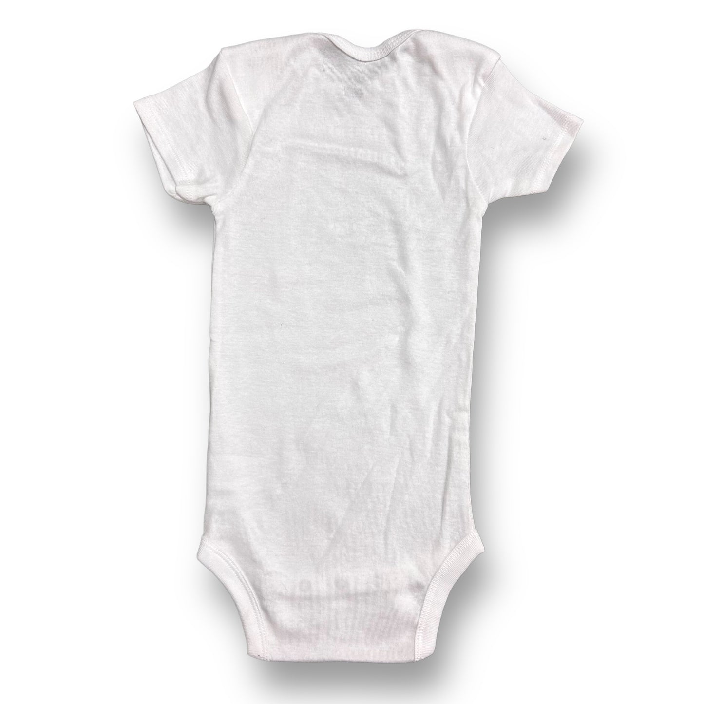 Boys Size 18 Months White New to the Crew Snap Bottom Bodysuit