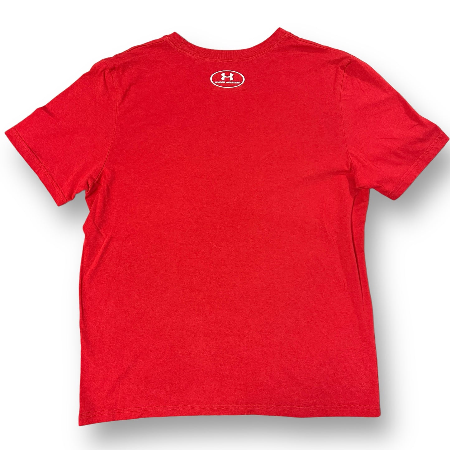 Under Armour Youth Size 14/16 YXL Red Basketball Short Sleeve Athletic Tee