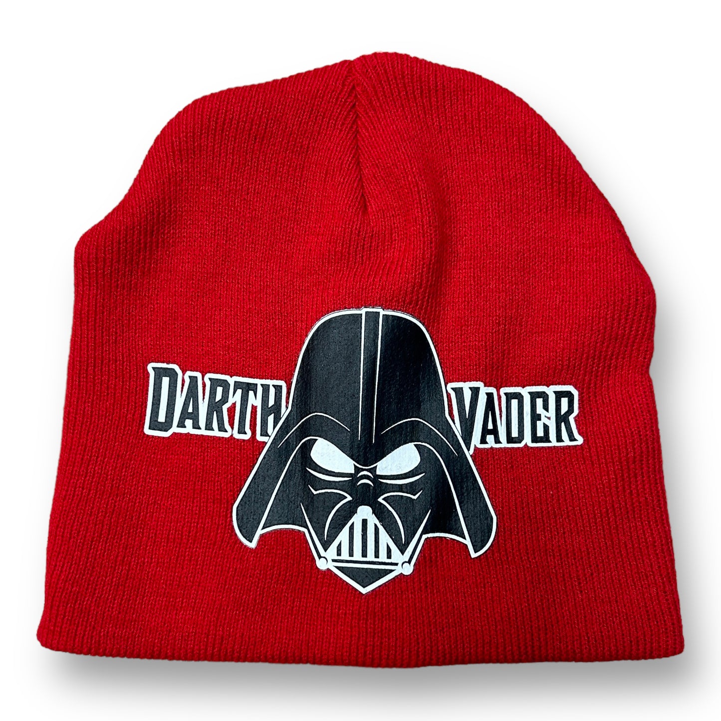 Star Wars Beanie Red Knit Darth Vader Kids Hat One Size Fits All