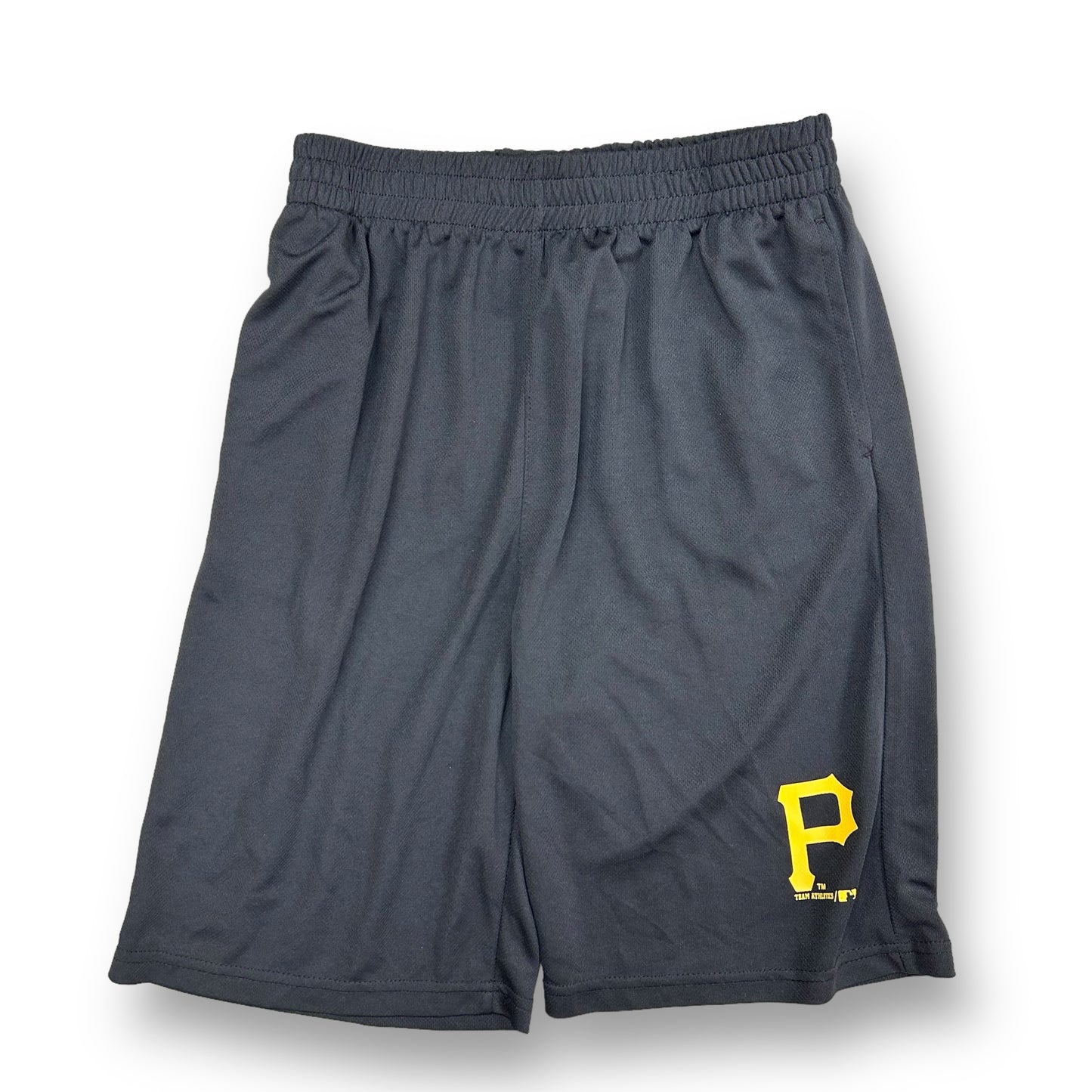 Boys Size 14/16 Youth Activewear Black Pittsburgh Pirates Baseball Shorts
