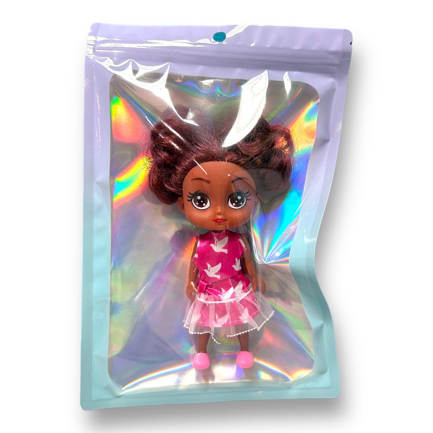 Greenbriar International 5" Collectible Doll with Resealable Mylar Gift Bag