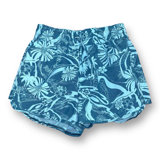 Athleta Girl Youth Size 10/12 Tropical Print Athletic Shorts