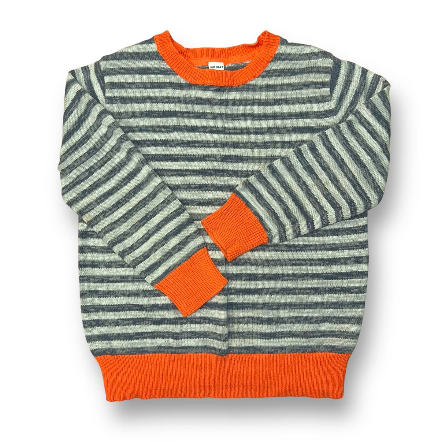 Old Navy Boys Size 5T Striped Knit Gray Striped Pullover Sweater