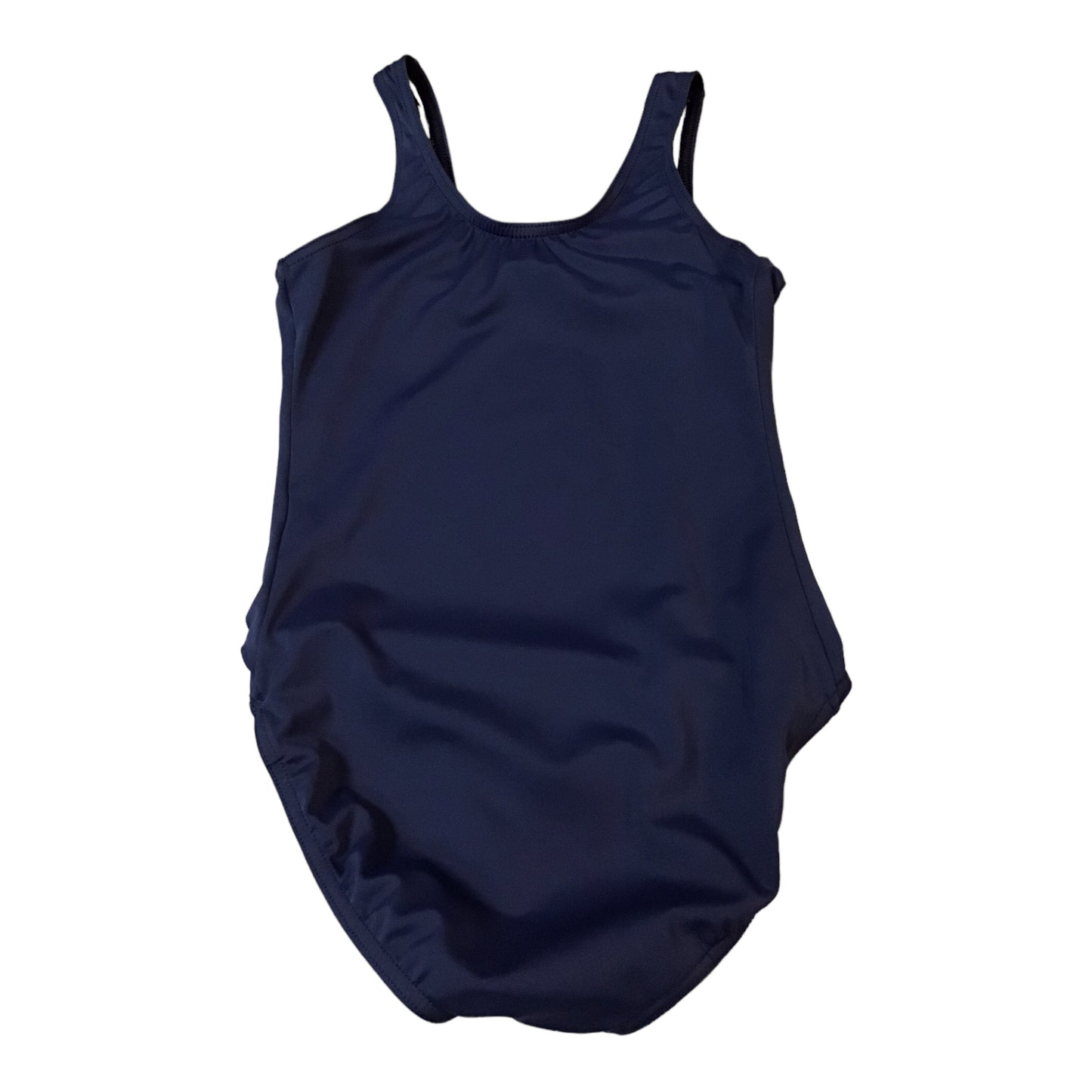 Weissman Girls Size 8/10 Youth Gymnastics Navy Blue Sleeveless Dance Leotard