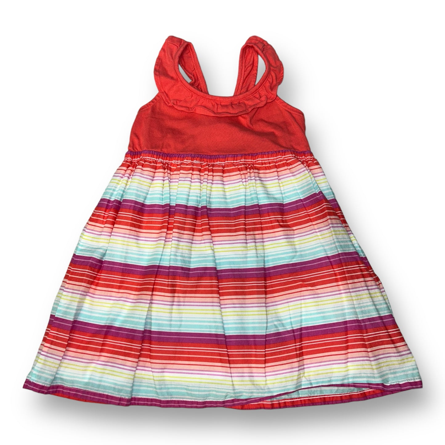 Gymboree Girls Size 2T Dress Ruffled Sleeveless Cotton Sundress