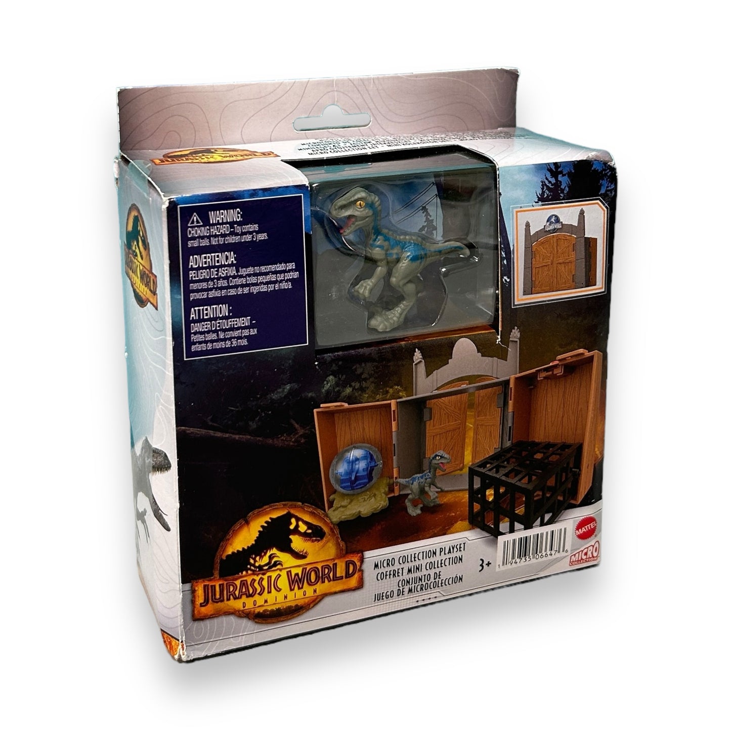 NEW! Jurassic World Dominion Micro Collection Dinosaur Playset