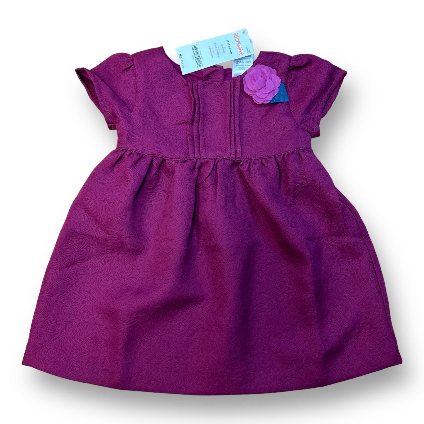 NEW! Gymboree Girls Size 12-18 Months Short Sleeve Polyester Dress