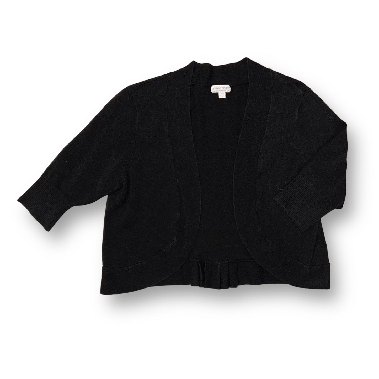 A Pea in the Pod Size Medium Black Cardigan Maternity Sweater