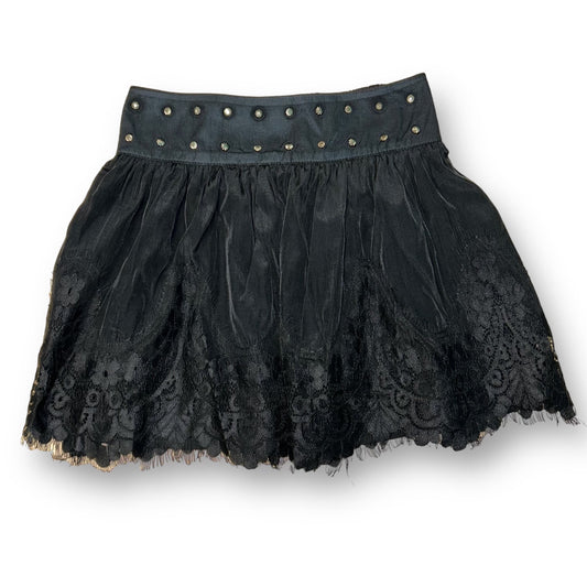 Truce Brand Youth Girls Size 12 Embellished Black Skirt