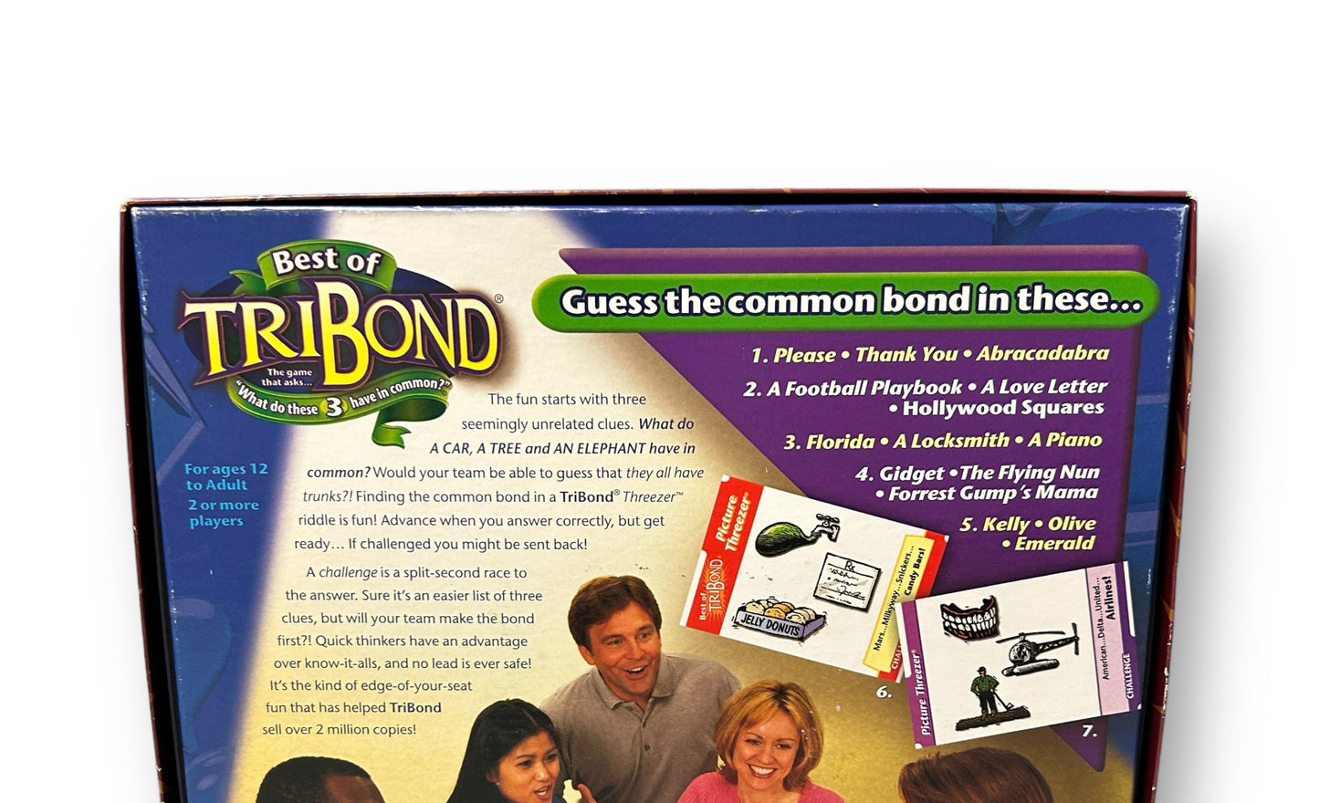 Best of TriBond Strategy Board Game, ages 12+ (2 or more players)
