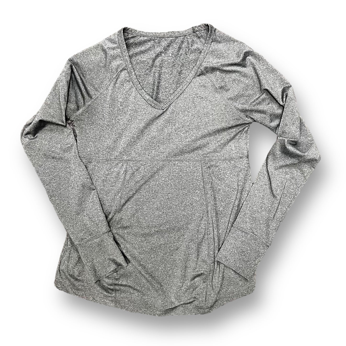 Ingrid & Isabel Size M Gray Long Sleeve Athletic Maternity Top