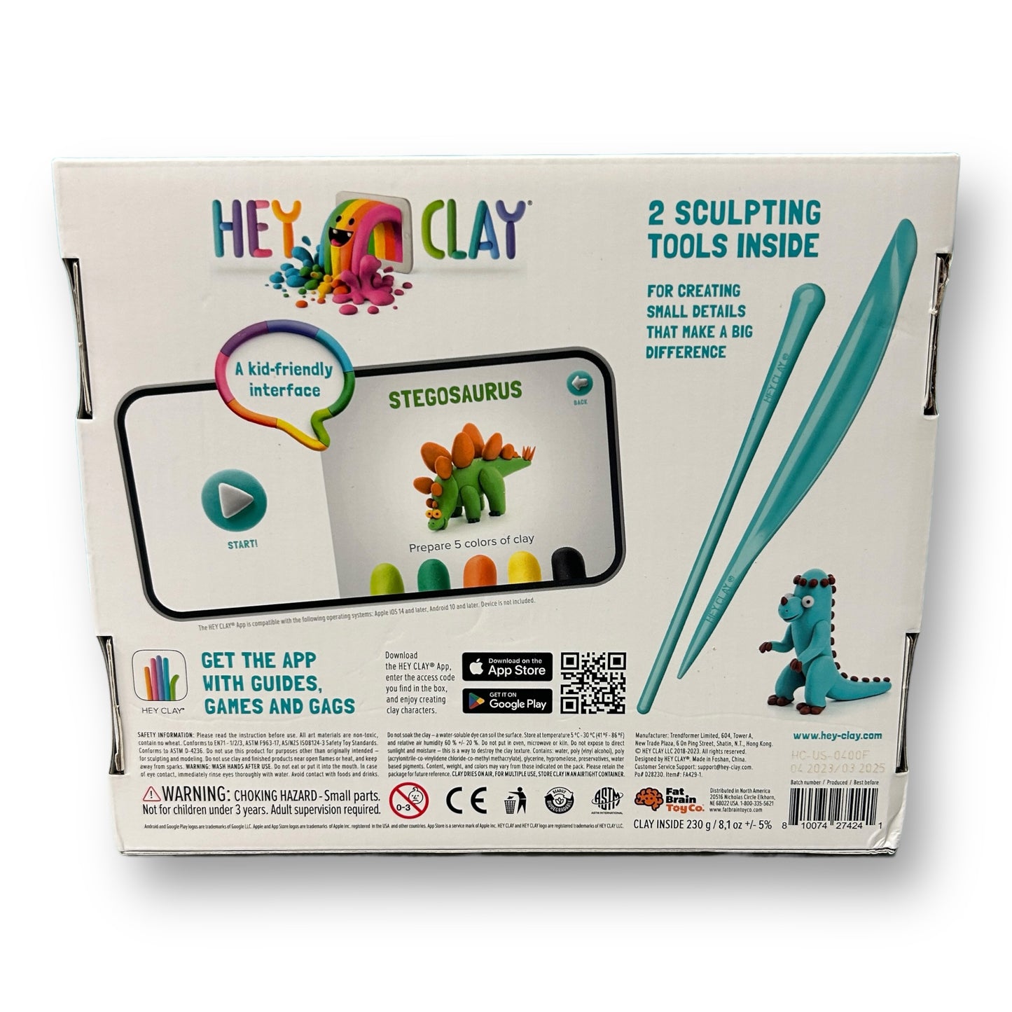 NEW! Hey Clay Dinos Set: Creates 6 Characters