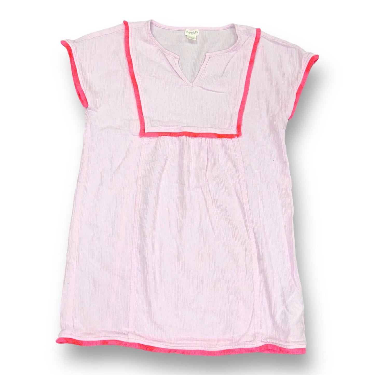 Crewcuts Girls Size 10/12 Youth Swim Cover Up Fringed Bathing Suit Beach Coat