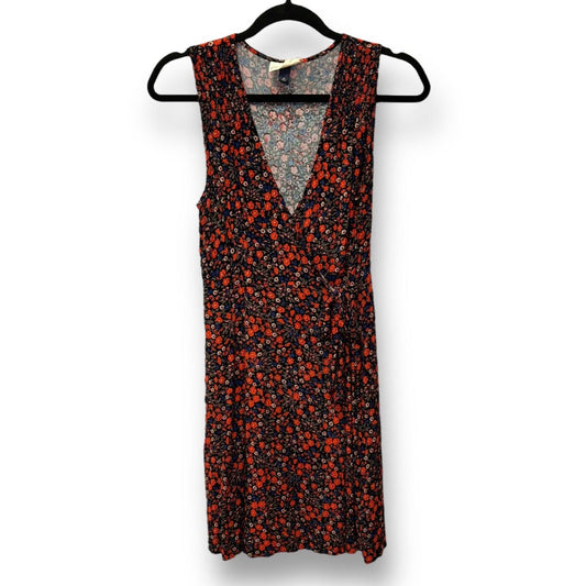 Universal Thread Size M Floral Wrap Front V-Neck Maternity Sundress