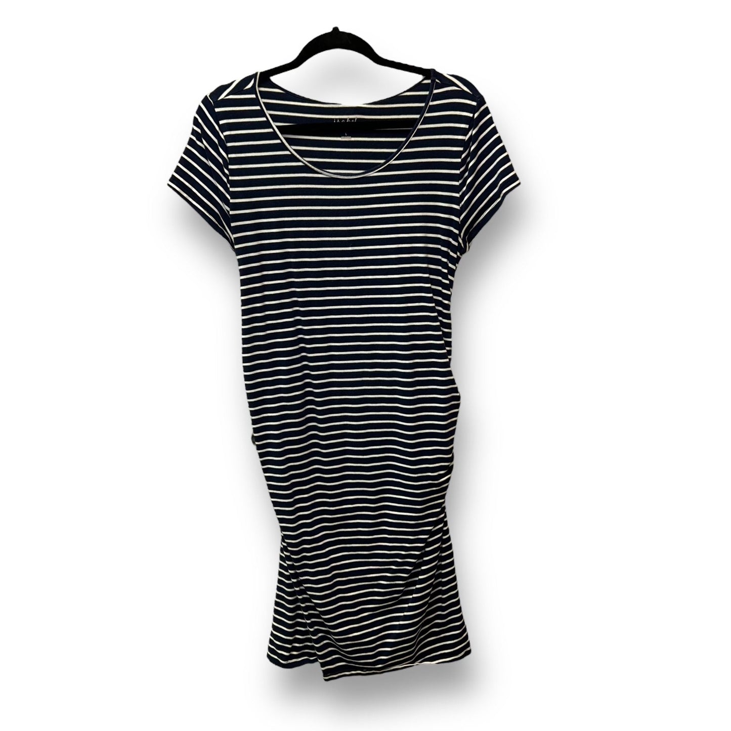 Isabel Maternity Size L Navy Maternity Dress