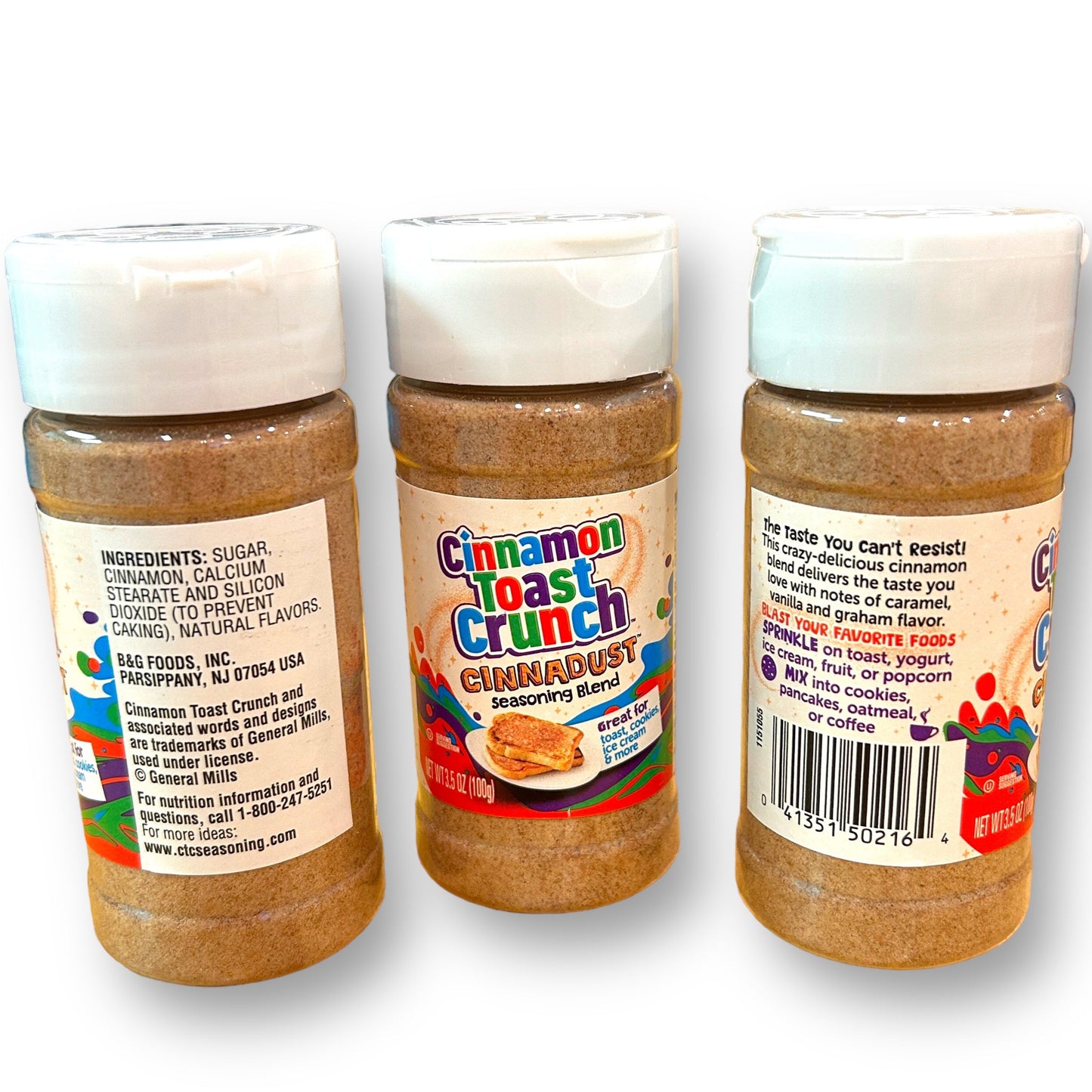 (3 Pack) Cinnamon Toast Crunch Cinnadust Seasoning Blend for Breakfast