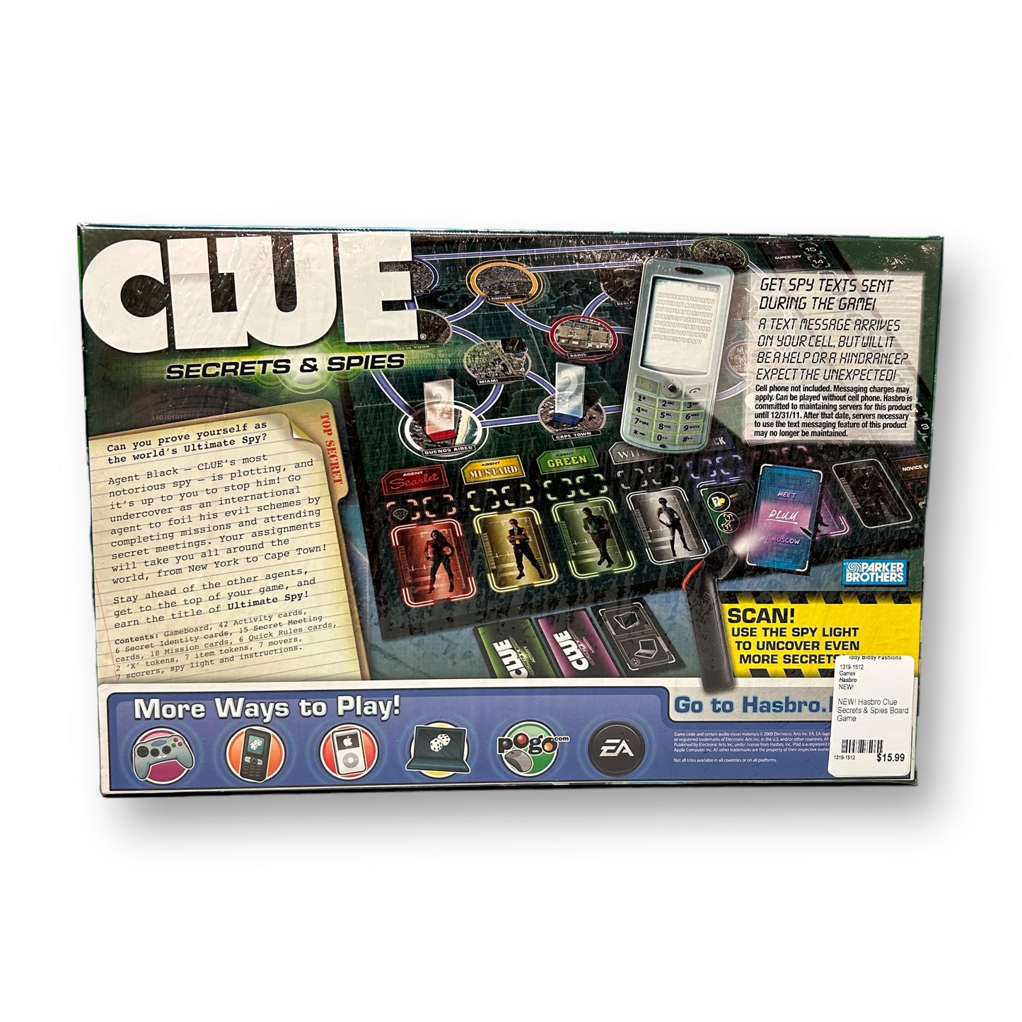 NEW! Nicolas Cage Clue Secrets & Spies Board Game