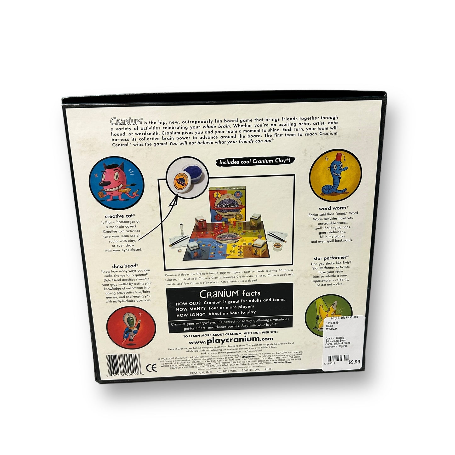 Cranium Classic Educational Board Game