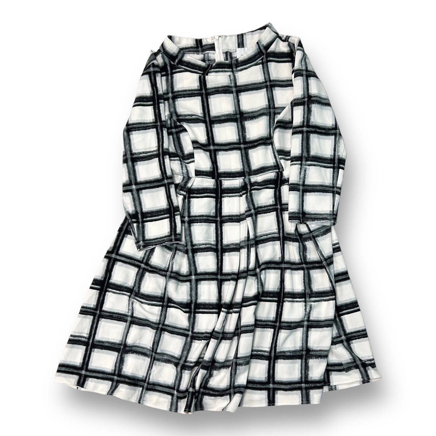 Asos Size 8 long Sleeve Plaid Maternity Dress