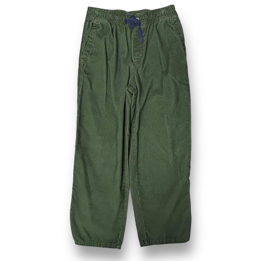 Boys Hanna Andersson Size 8 130 Dark Green Elastic Waist Corduroy Pants