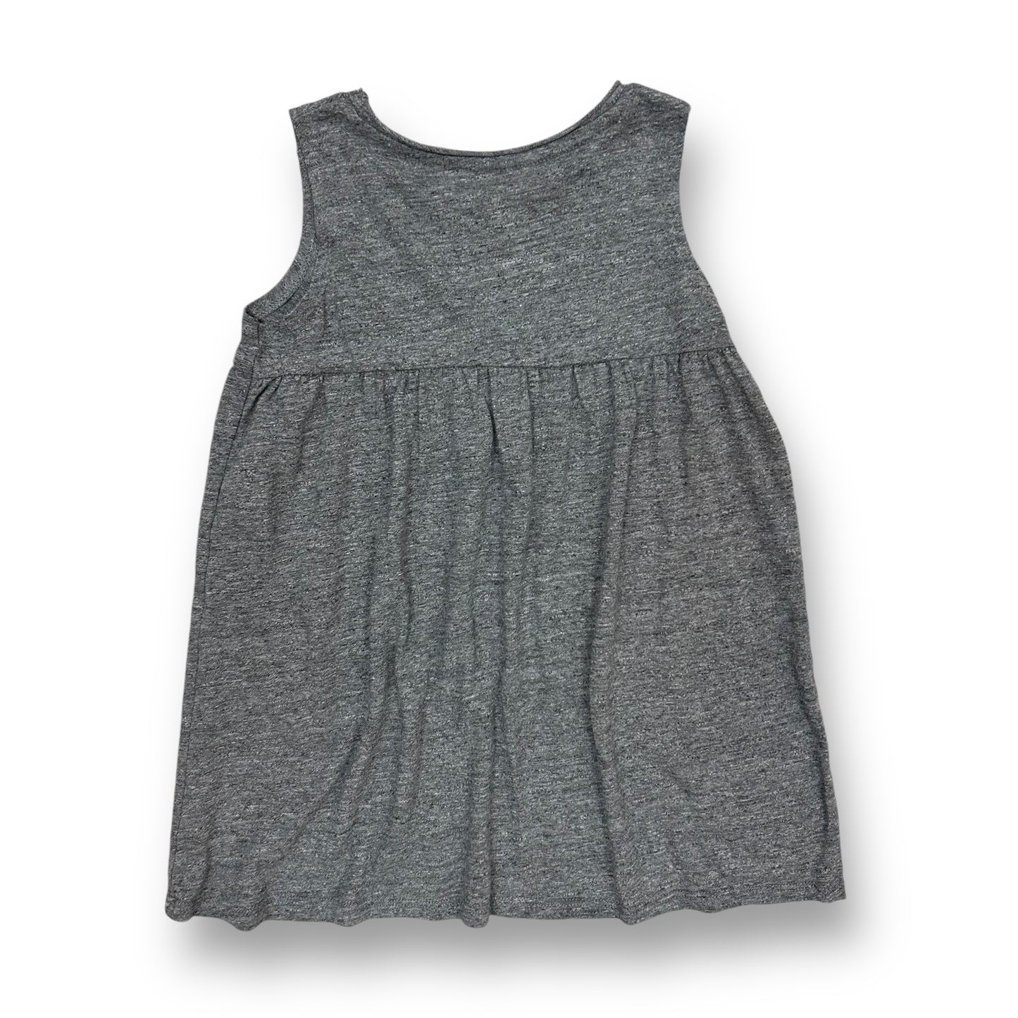 Grayson Mini Girls Size 5T Gray Dress Palm Tree Emblem Sleeveless Sundress