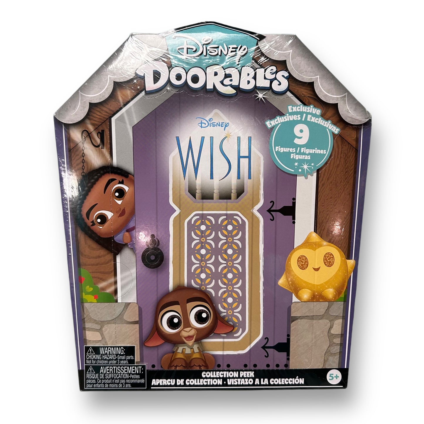 NEW! Disney Doorables WISH 9 Figure Collection Peek Pack